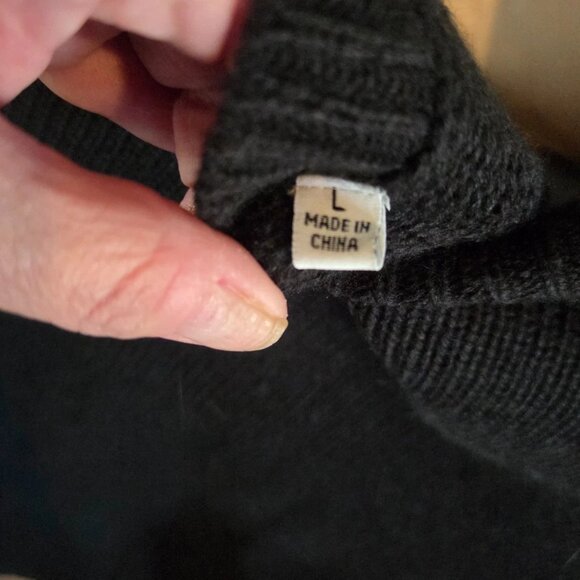 Fun sweater for office holiday competition. Ornaments have been hand sewn on - Picture 8 of 8